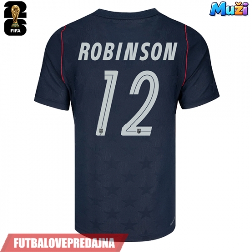 Lacne Muži Futbalové dres Spojené štáty Miles Robinson #12 MS 2026 Krátky Rukáv - Preč